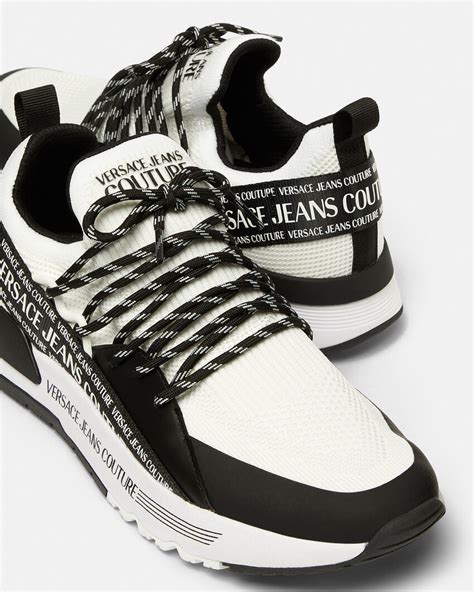 versace collection logo trainers